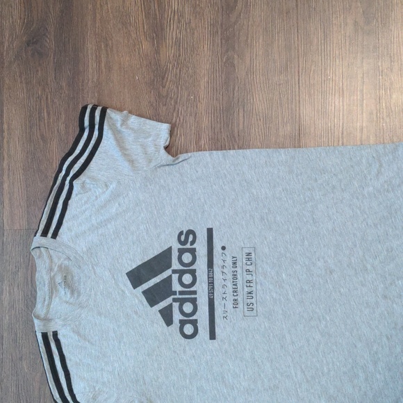 Adidas Men's Size Small Gray for Creators Only Tee Shirt - Picture 1 of 6